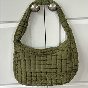 Army Green Puffy Purse